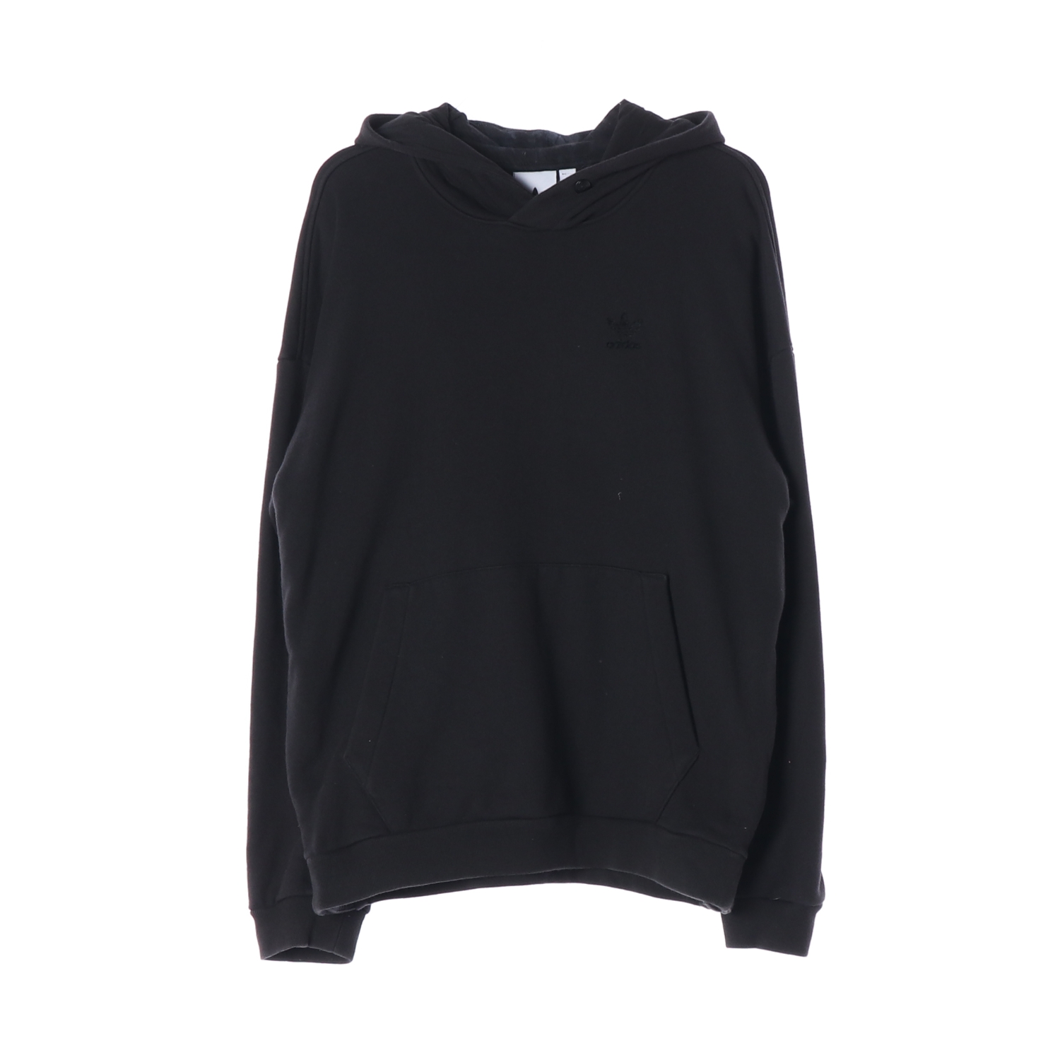 [S]아디다스 슈퍼스타 올블랙 에센셜 후디 후드티