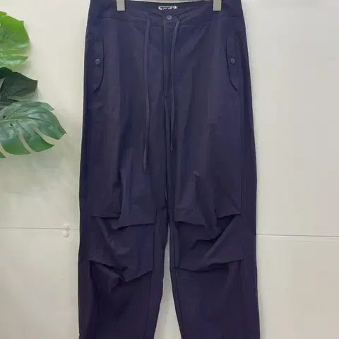 토우토우 아카이브 딥퍼플 카고 바지 남여공용