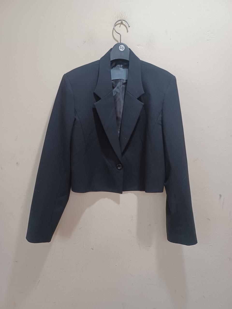 NOT N NOT 낫앤낫 블랙 크롭 자켓