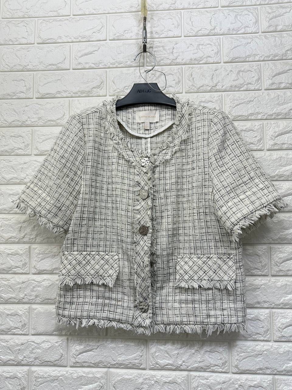 플라스틱아일랜드 반팔 자켓 S