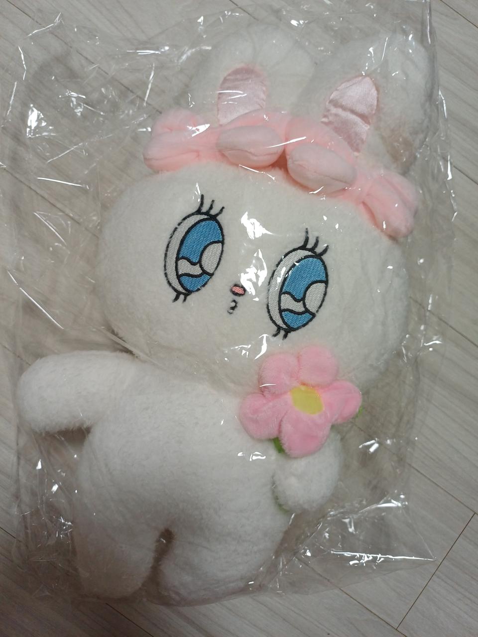 에스더버니 애착인형 화이트 중형 25cm 토끼 인형 선물