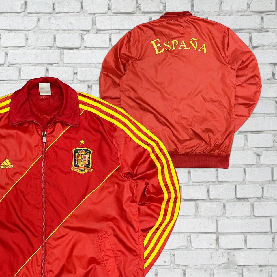 (2293) 아디다스 스페인 축구국대 빈티지 바람막이 100