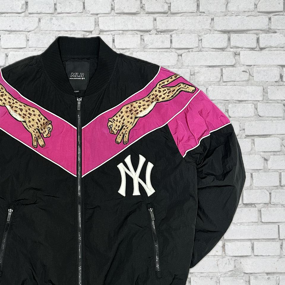 (2294) MLB 레어템 뉴욕양키스 치타 패턴 야구점퍼 100