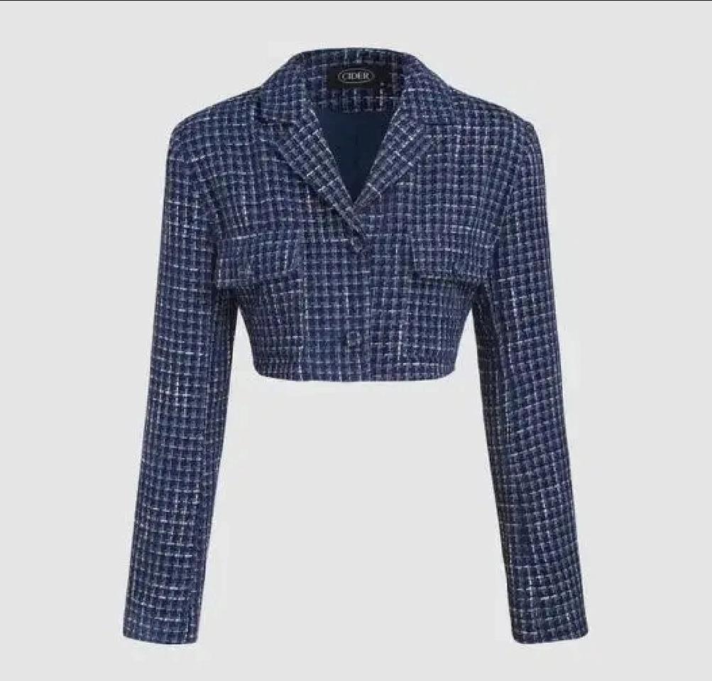 트위드 크롭 자켓 ㅡ새상품