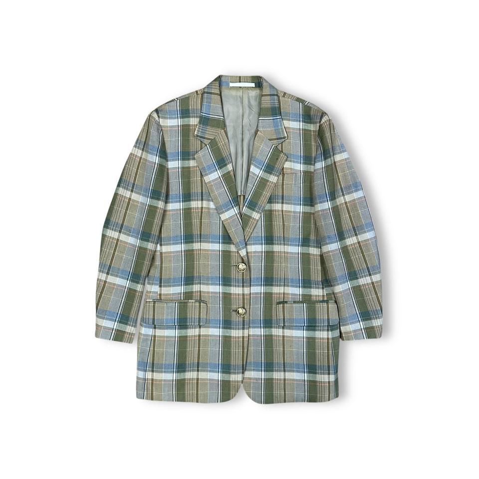 버버리 체크 블레이저
