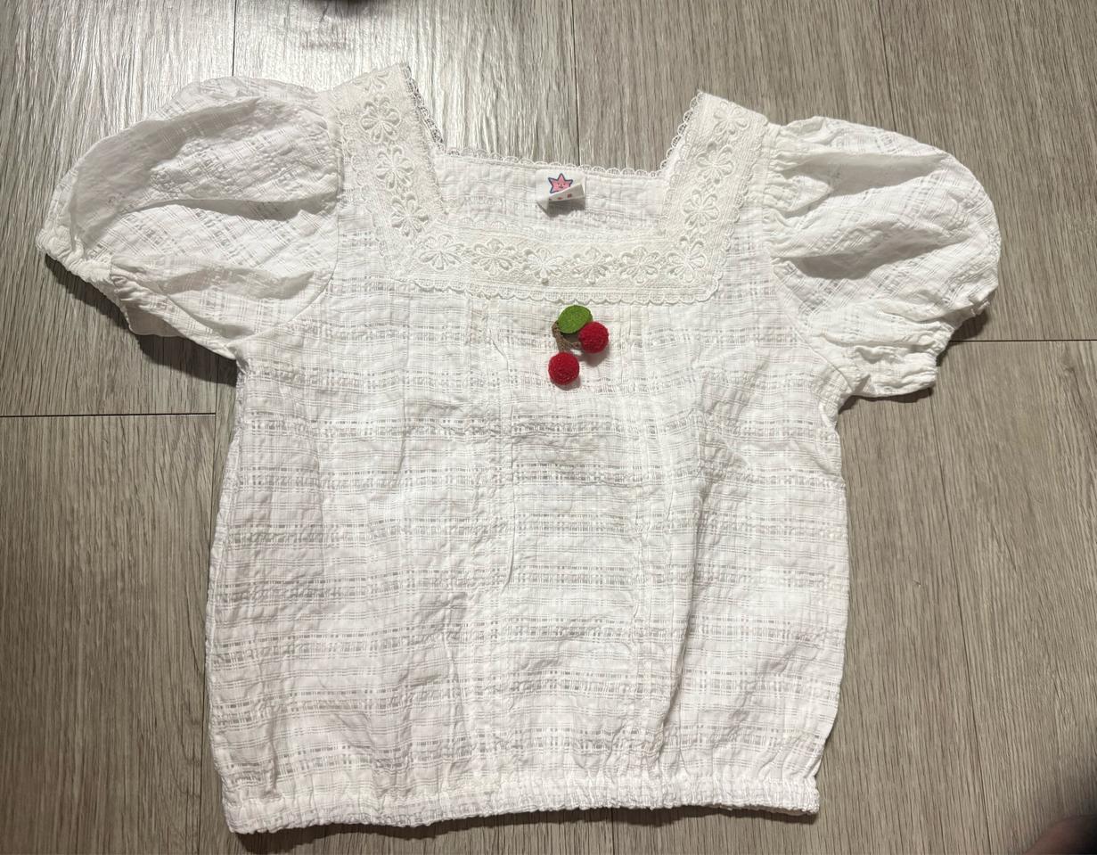 펀칭 블라우스 110