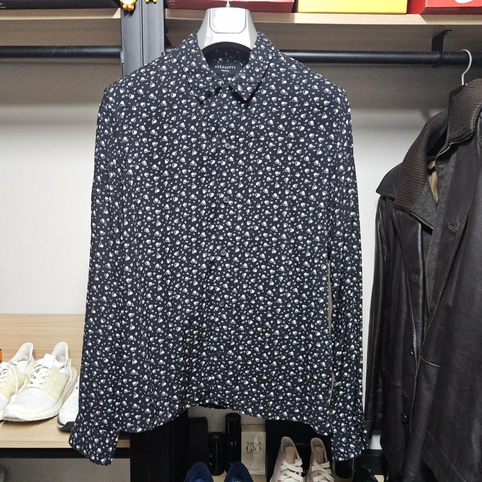 올세인츠 NEW ROMANTIC 하늘하늘 부드러운 남성셔츠 100