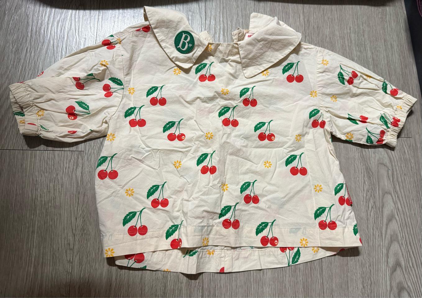 (새상품) 베베드피노 체리블라우스 110