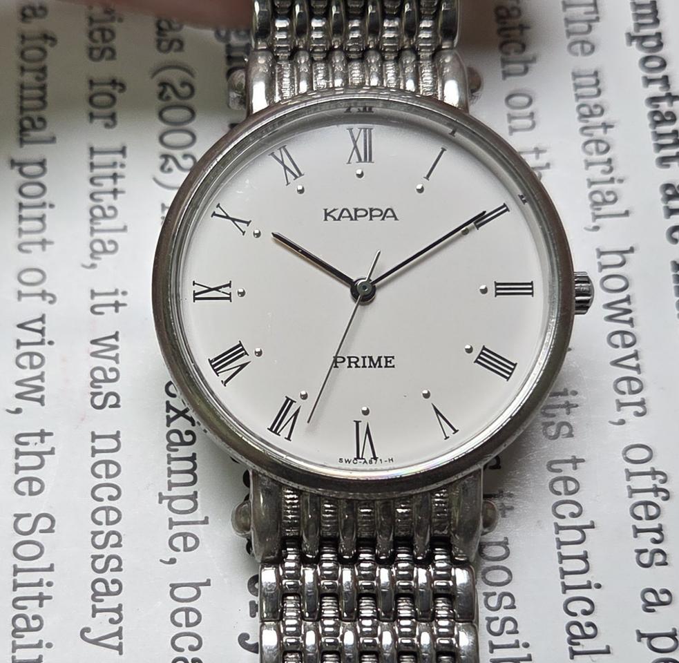 빈티지 카파(KAPPA) 프라임 화이트로만 쿼츠 브레이슬릿 ver.