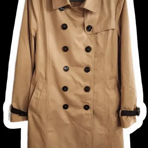 꼼빠니아 트렌치 미디 코트 95