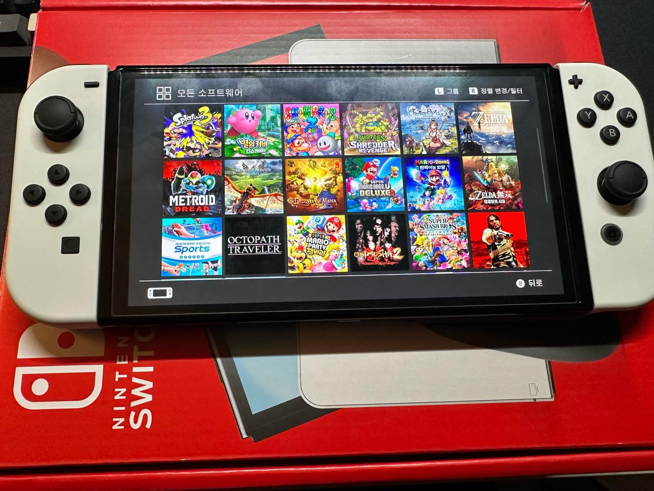닌텐도 스위치 OLED 512GB 커펌