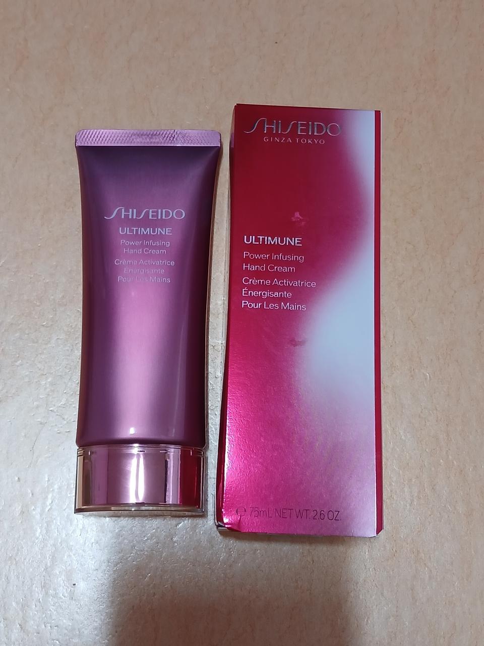(새상품) 시세이도 파워 인퓨징 핸드크림  75ml