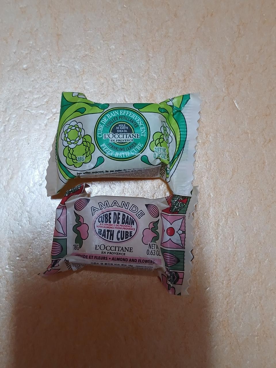 (새상품) 록시땅 배쓰큐브 입욕제