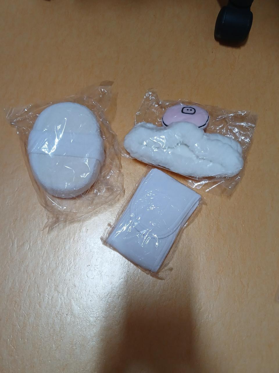 (새상품) 터번, 타월, 가르송티미드 세안밴드 3종 세트