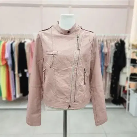 샤틴 23'FW 에코 레더 라이더 자켓 55사이즈