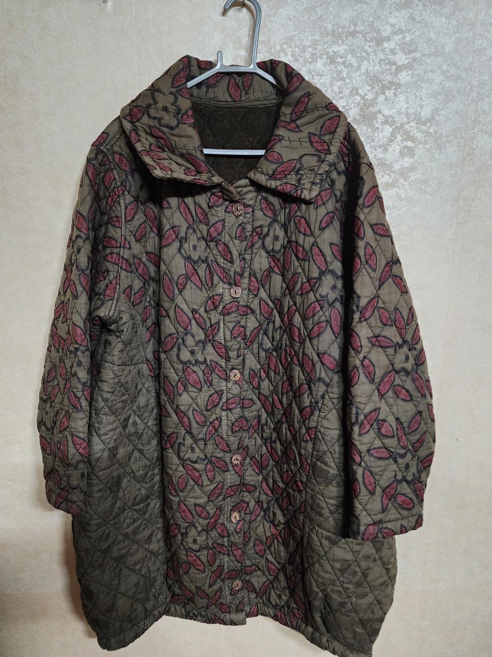 퀼팅누빔 면코트