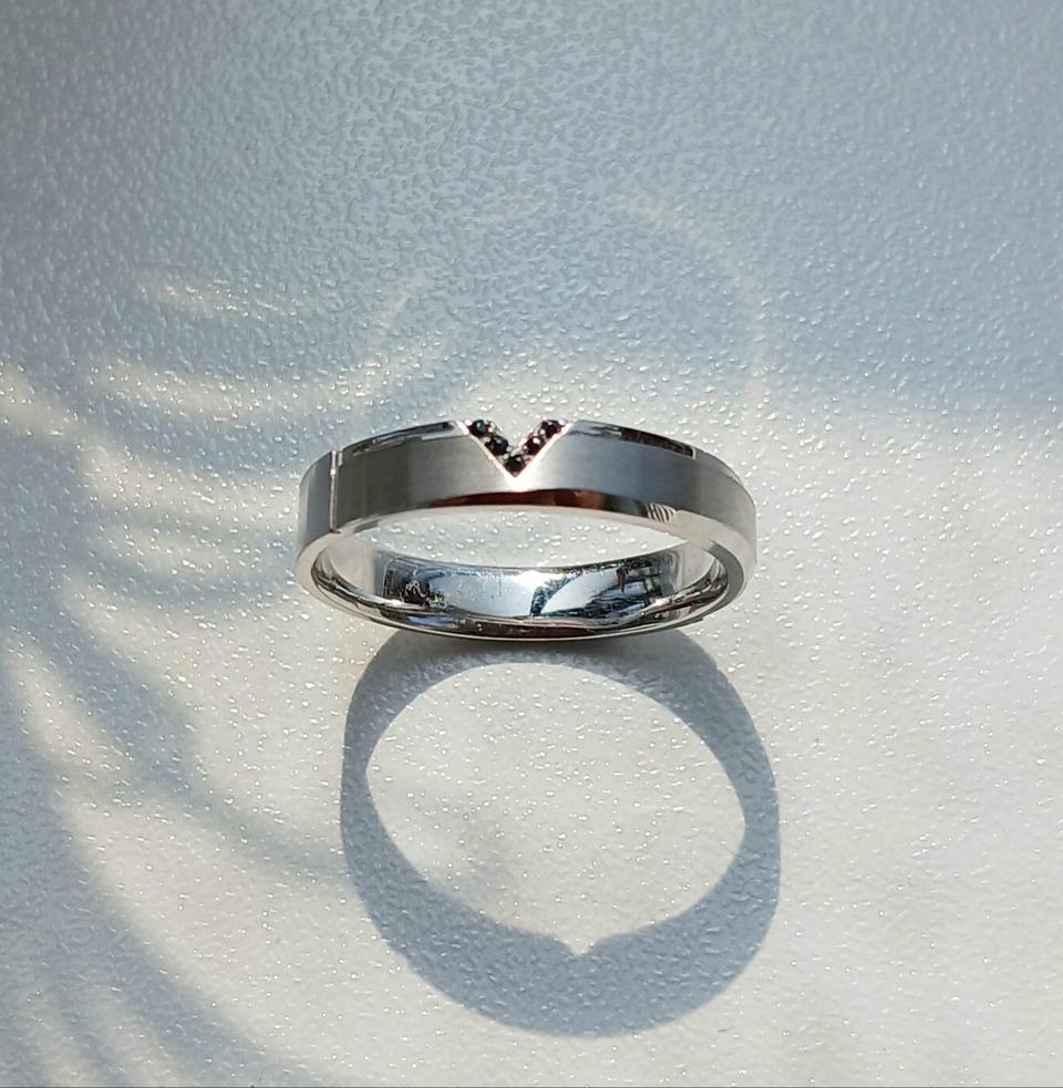 14k V 청큐빅 패션반지