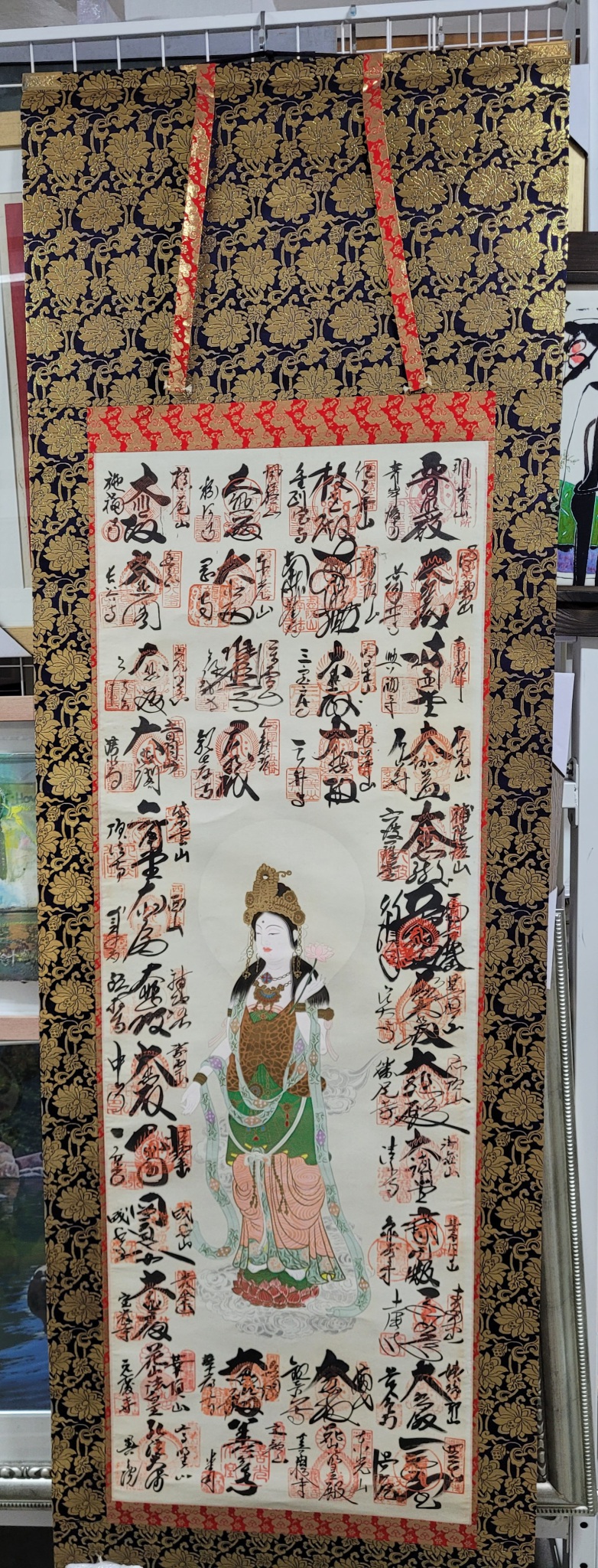 불화 부처님 족자 그림