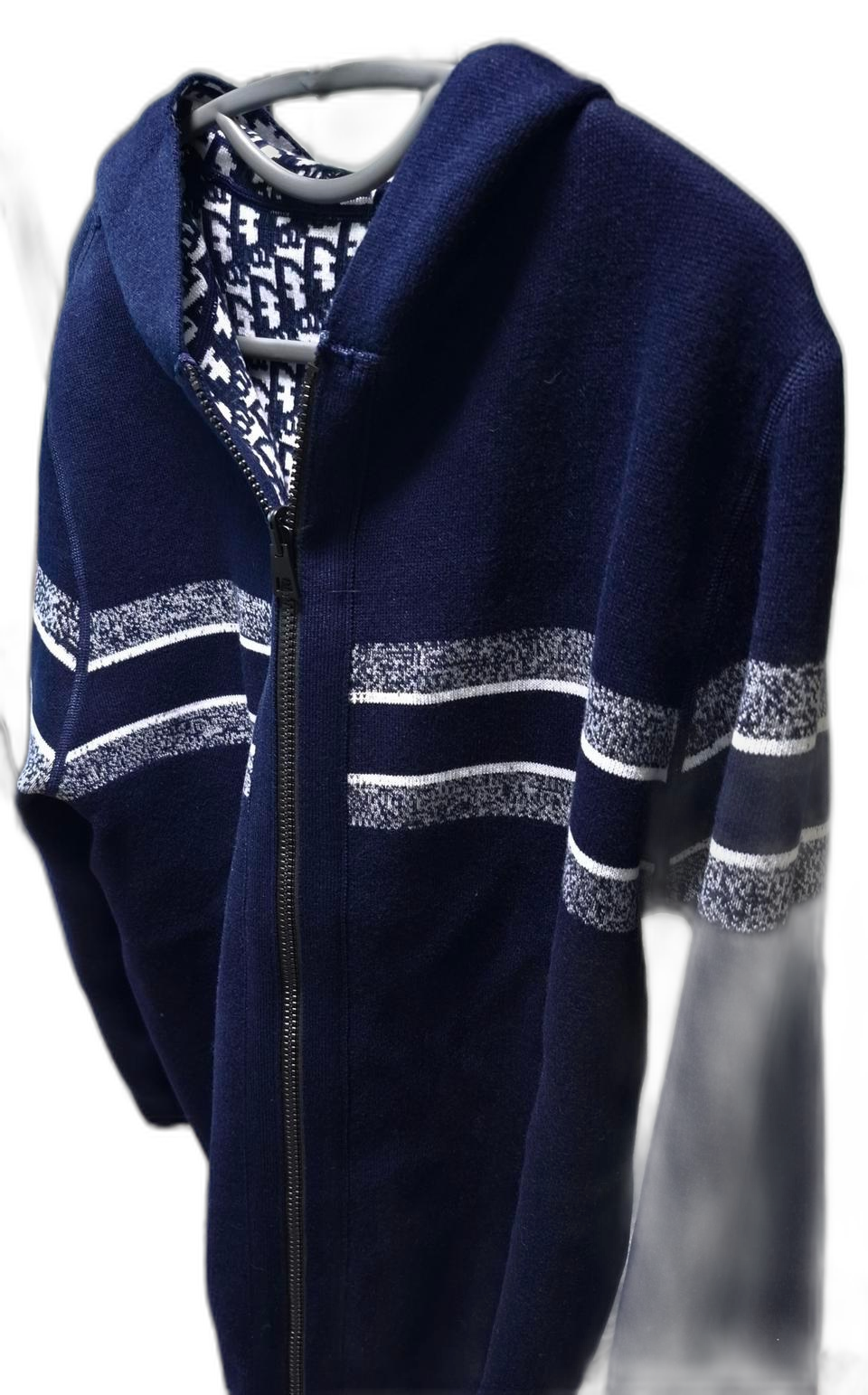 디올오블크자켓 후드집업 새제품 L사이즈 저렴히