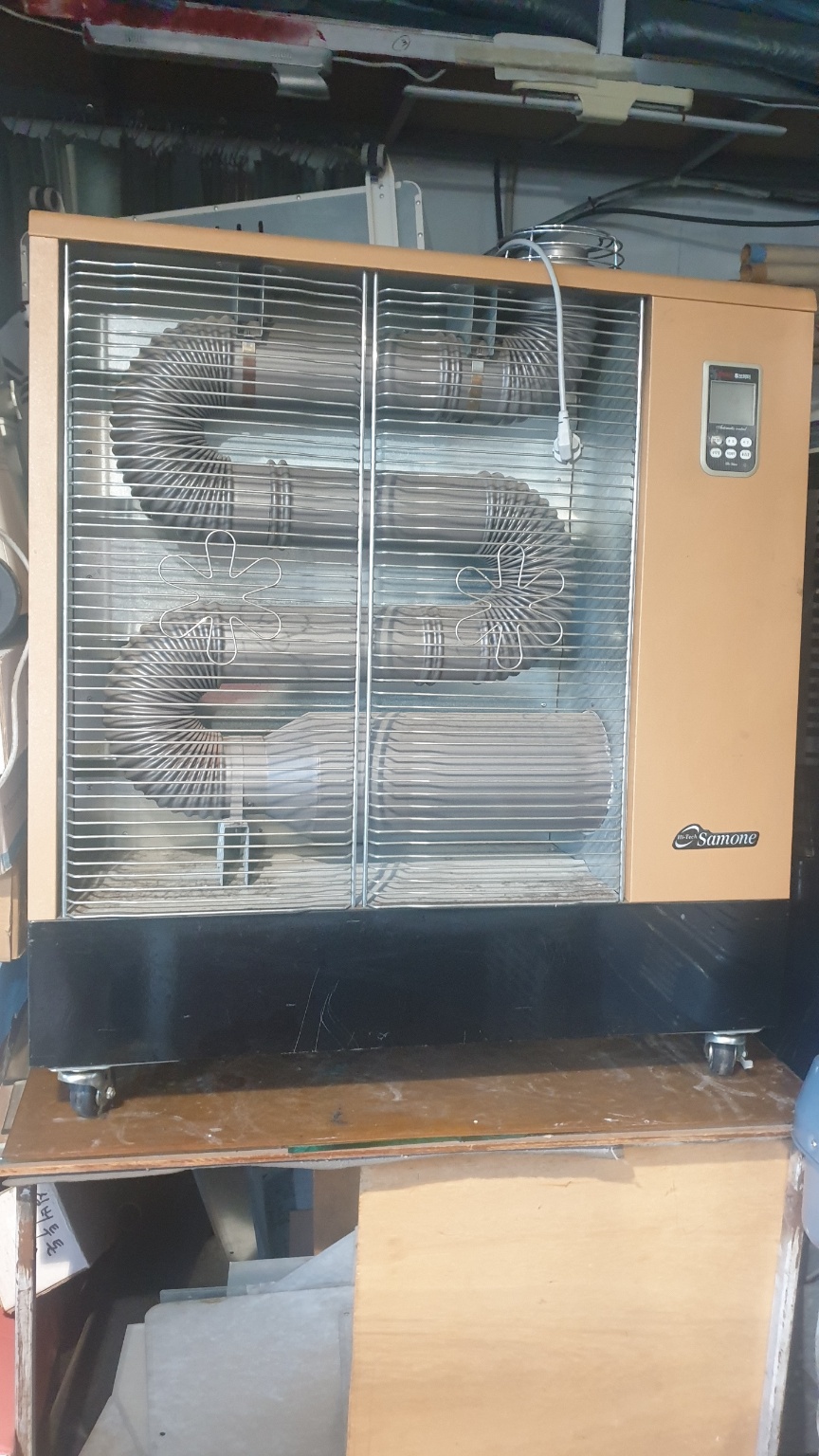 삼원 돈풍기 곱창난로 튜브히터난로 열풍기 온풍기 열발열량 12000칼로리