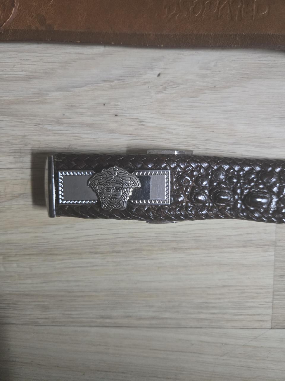 베르사체 악어가죽 벨트105cm