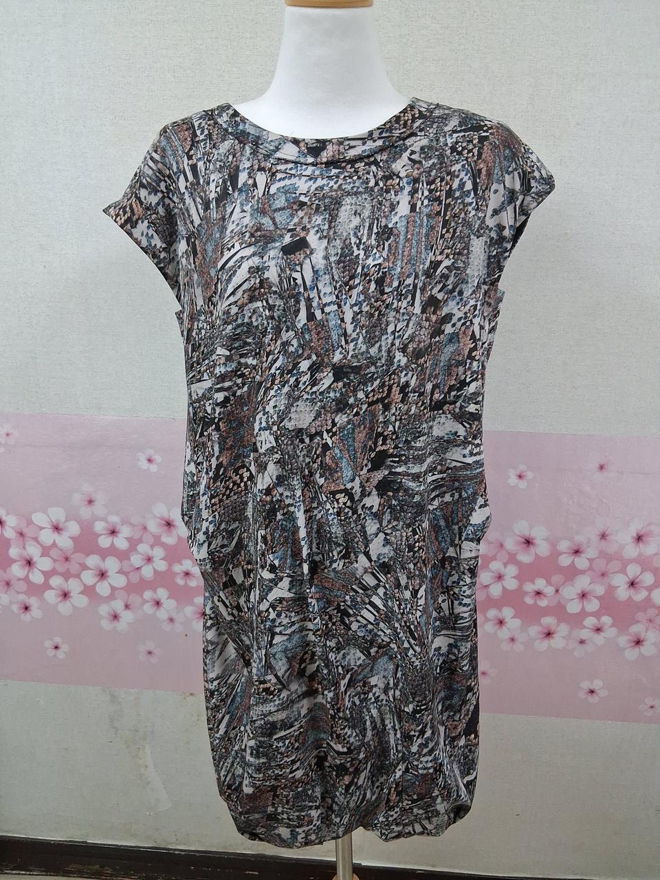 잇미샤 패턴 원피스 S