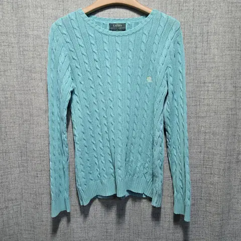 폴로랄프로렌 여성 라운드 꽈베기 니트 긴팔티 L