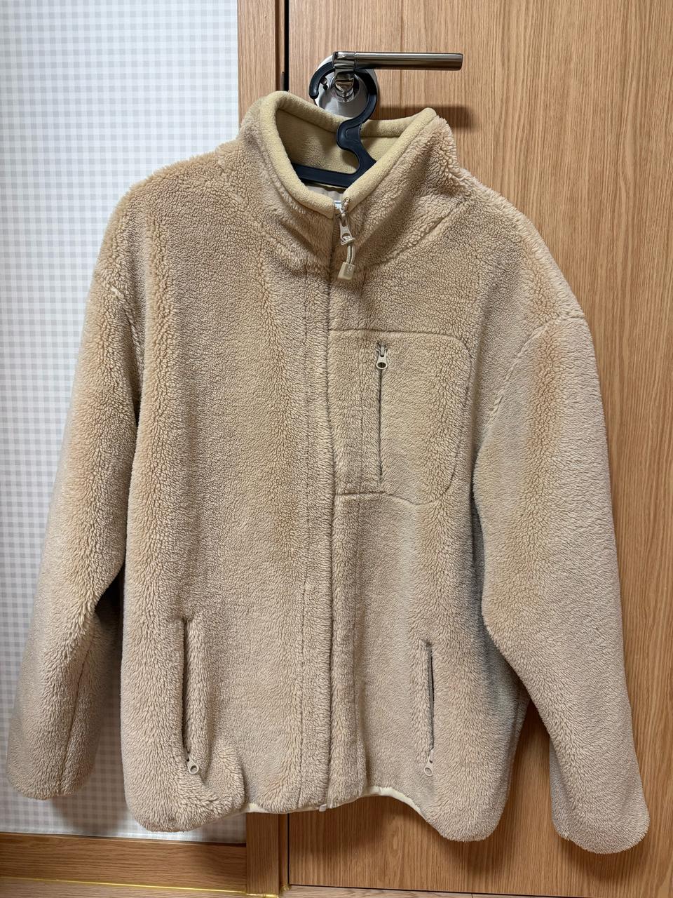 라퍼지 스토어 양털 플리스 집업 자켓 Sand Beige 뽀글이