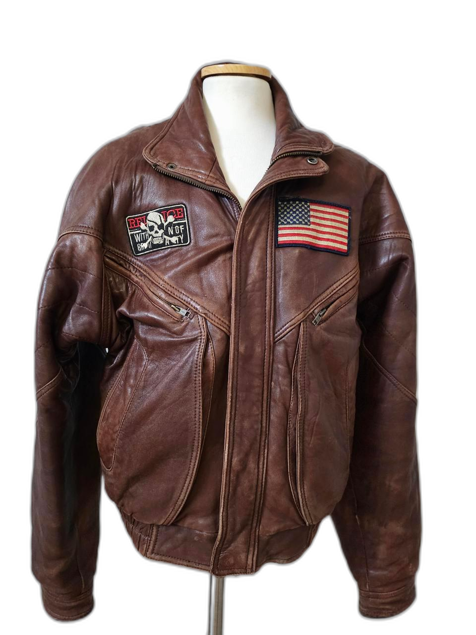 빈티지항공가죽점퍼