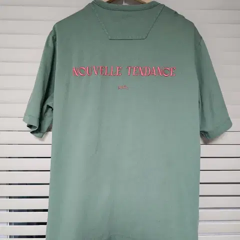 준지 자수 반팔티셔츠 XL