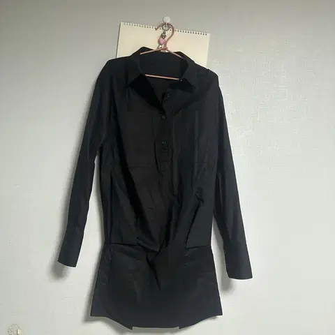 업타운걸 미니셔츠원피스