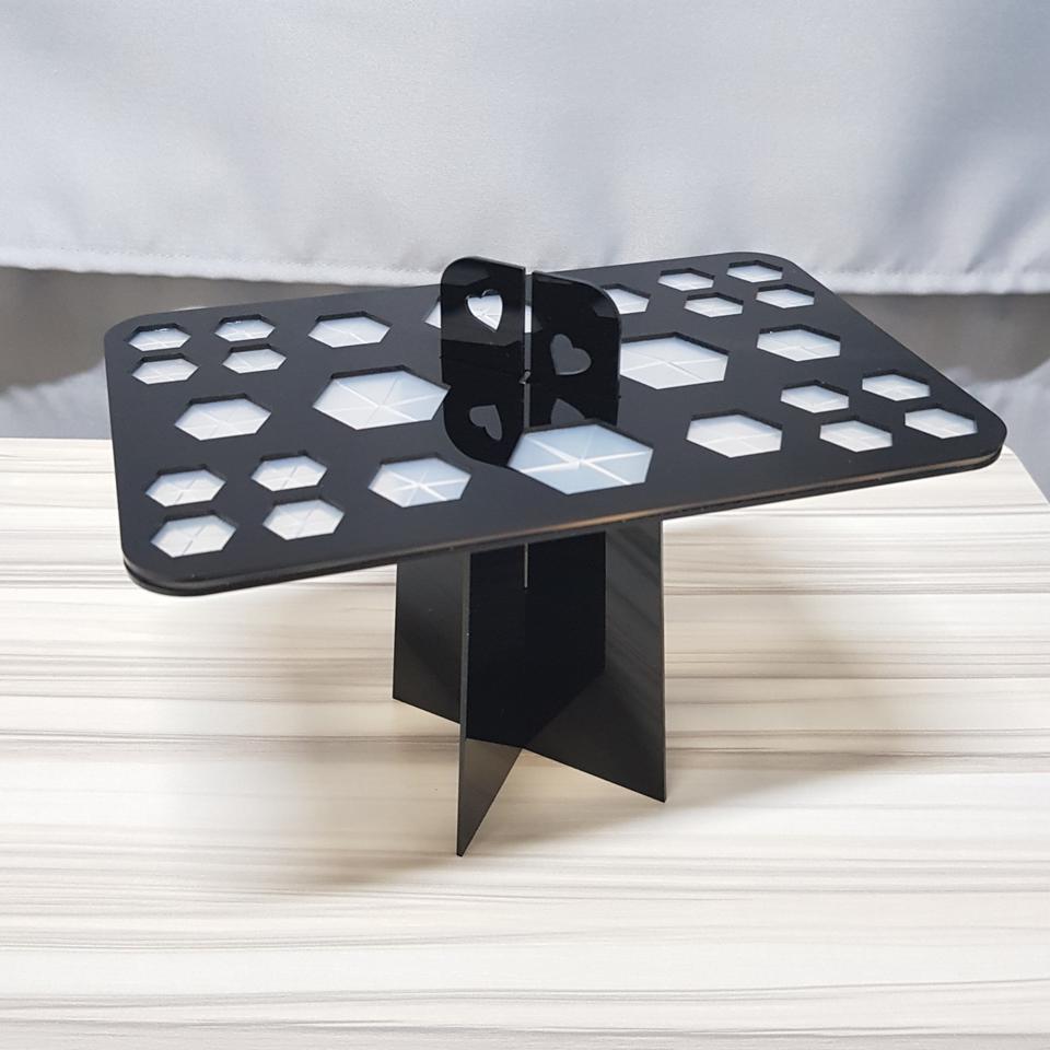 메이크업 브러쉬 세척 건조대 조립형 휴대가능 거치대