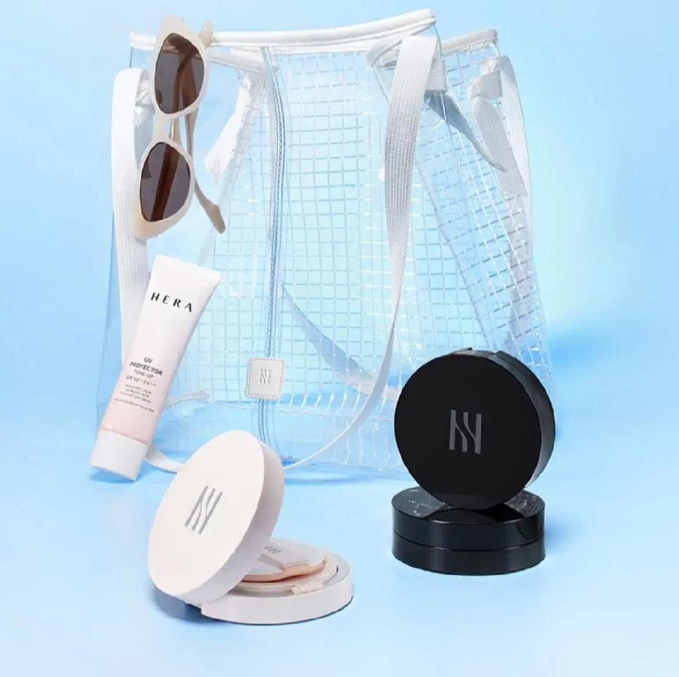 헤라 비치백, 데어투베어 파우치, 블랙 바게트 숄더백, 블랙 라운드 미니