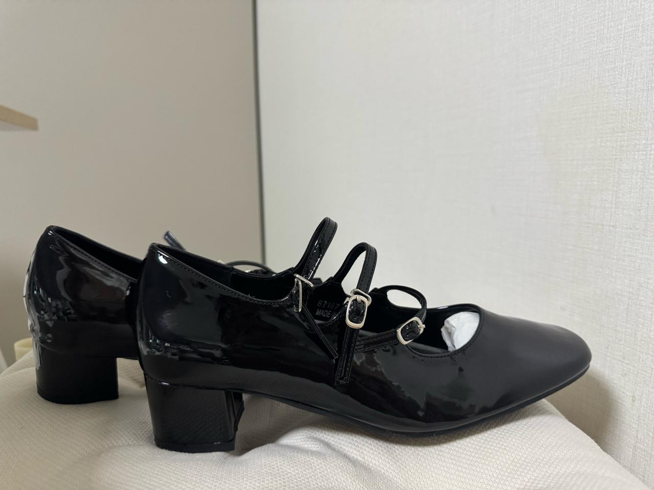 스트랩구두 스트랩힐 에나멜구두 250