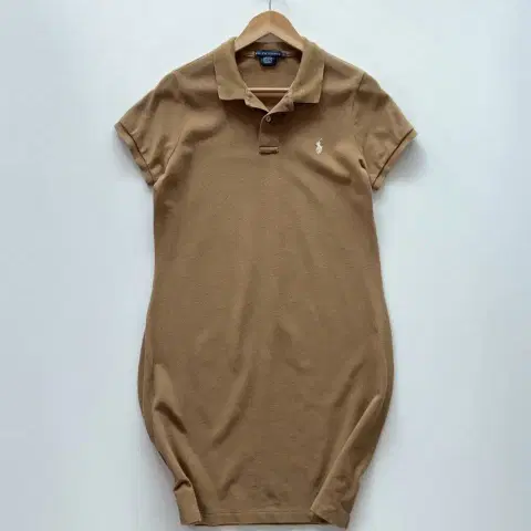 Polo Ralph Lauren 베이지 PK 반팔 원피스 L