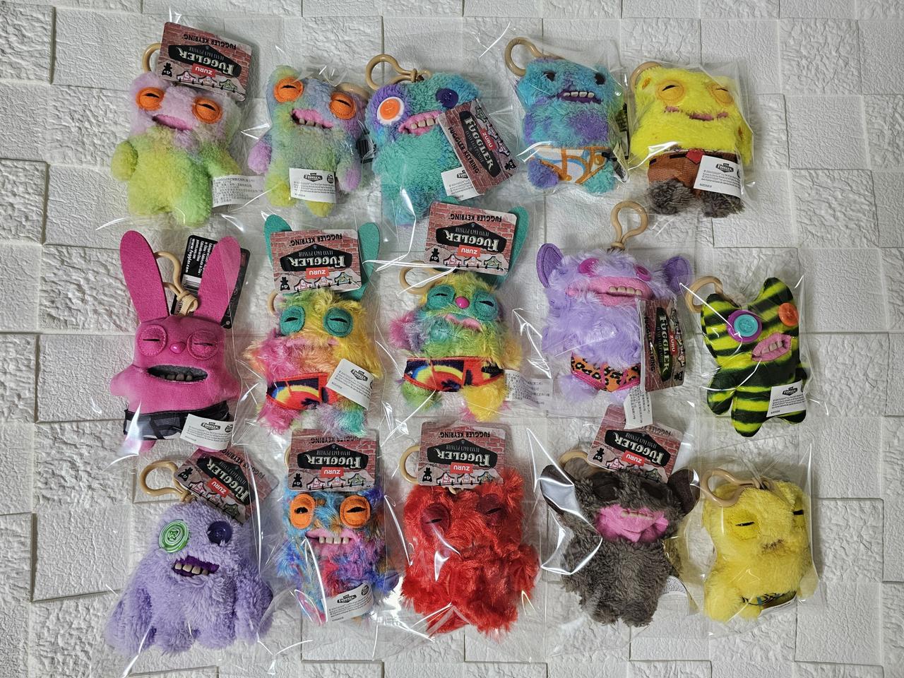 퍼글러 푸글러 Fuggler 이빨괴물 인형 키링 새거