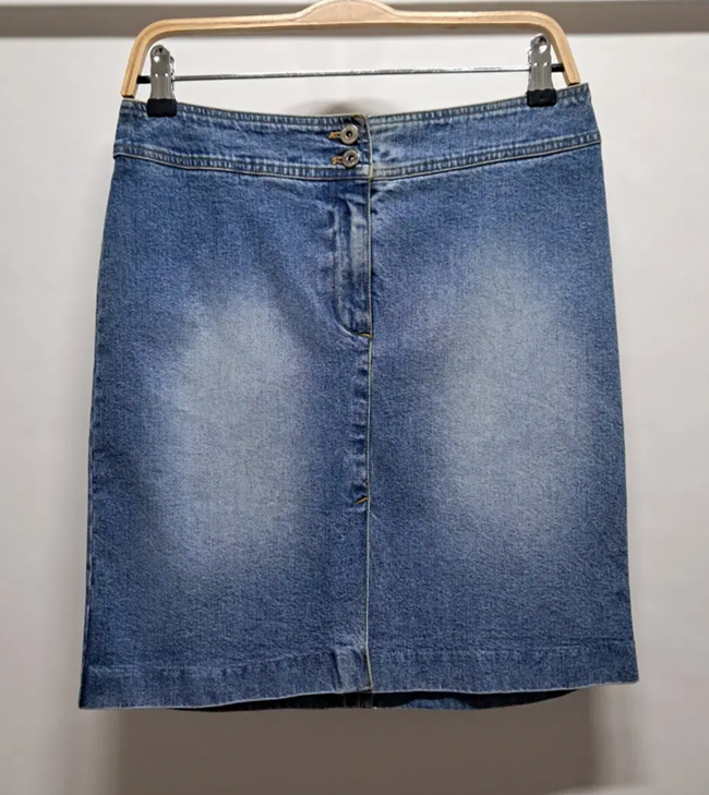 (27~28) 폴로 랄프로렌 페티트 스판 청치마 데님 스커트
