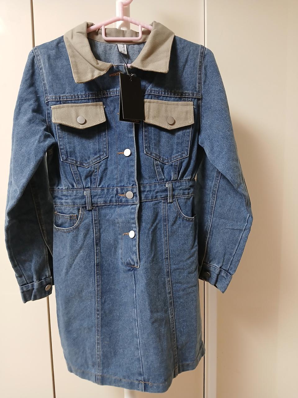 데님 자켓 원피스