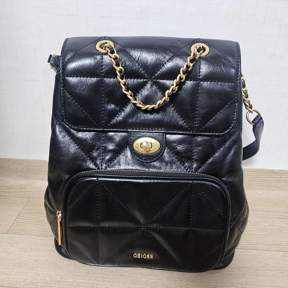 가이거 퀼팅 가죽 가방
