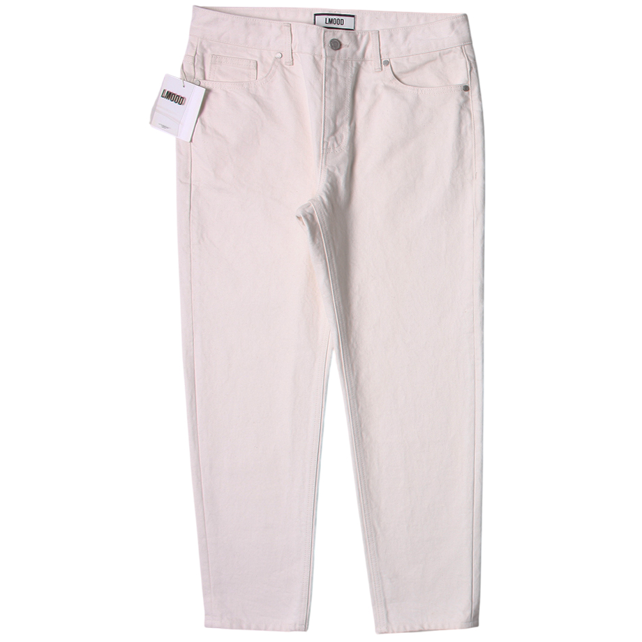 32 엘무드 크림데님팬츠 슬림크롭 046