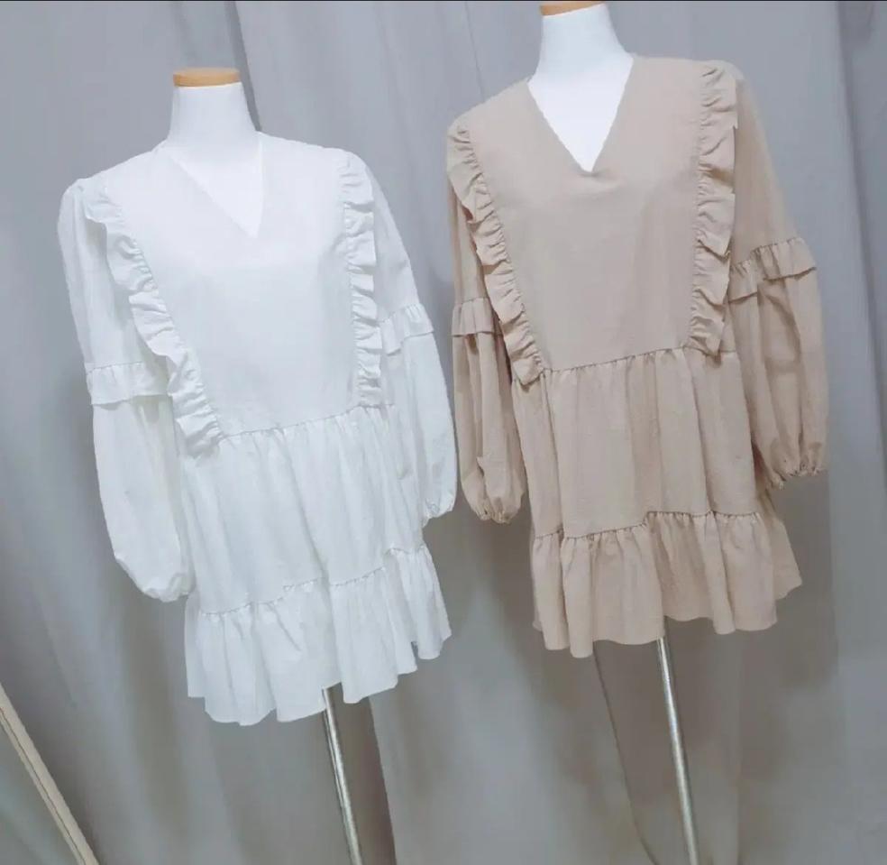 미니 프릴 원피스