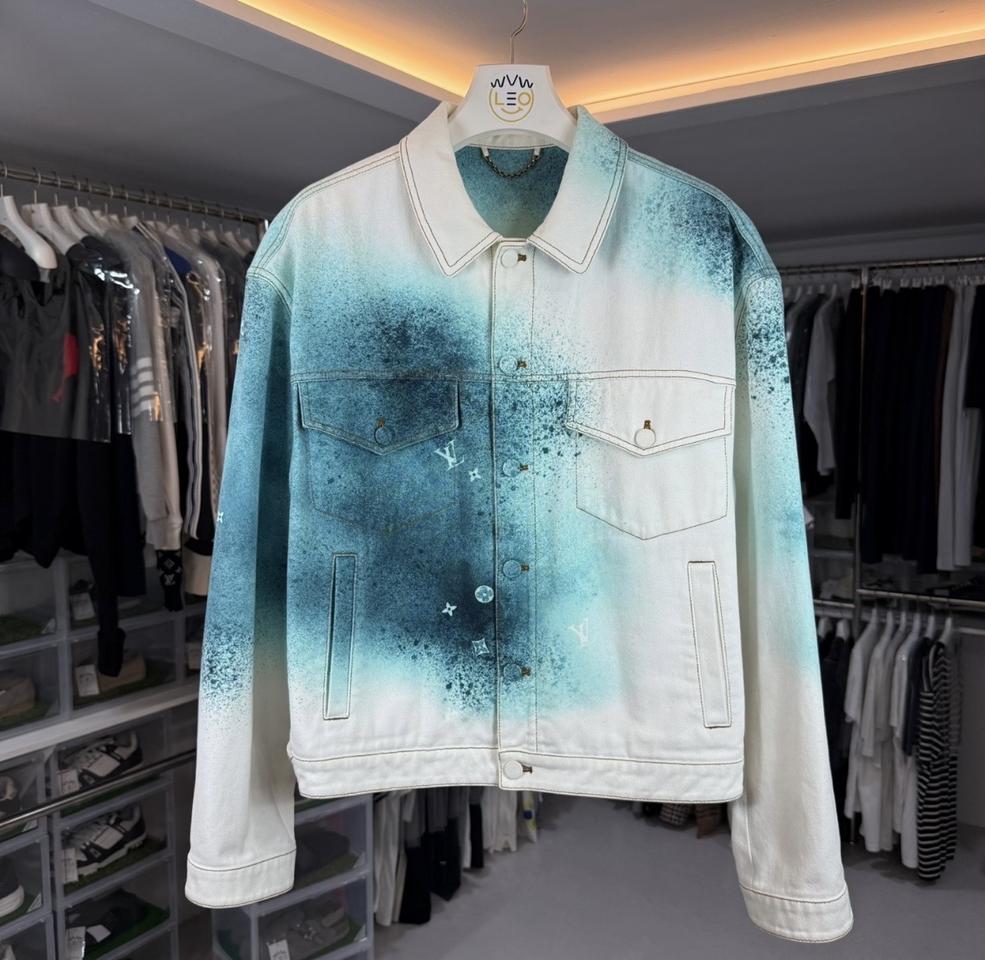 루이비통 스프레이 모노그램 데님 자켓 [50]