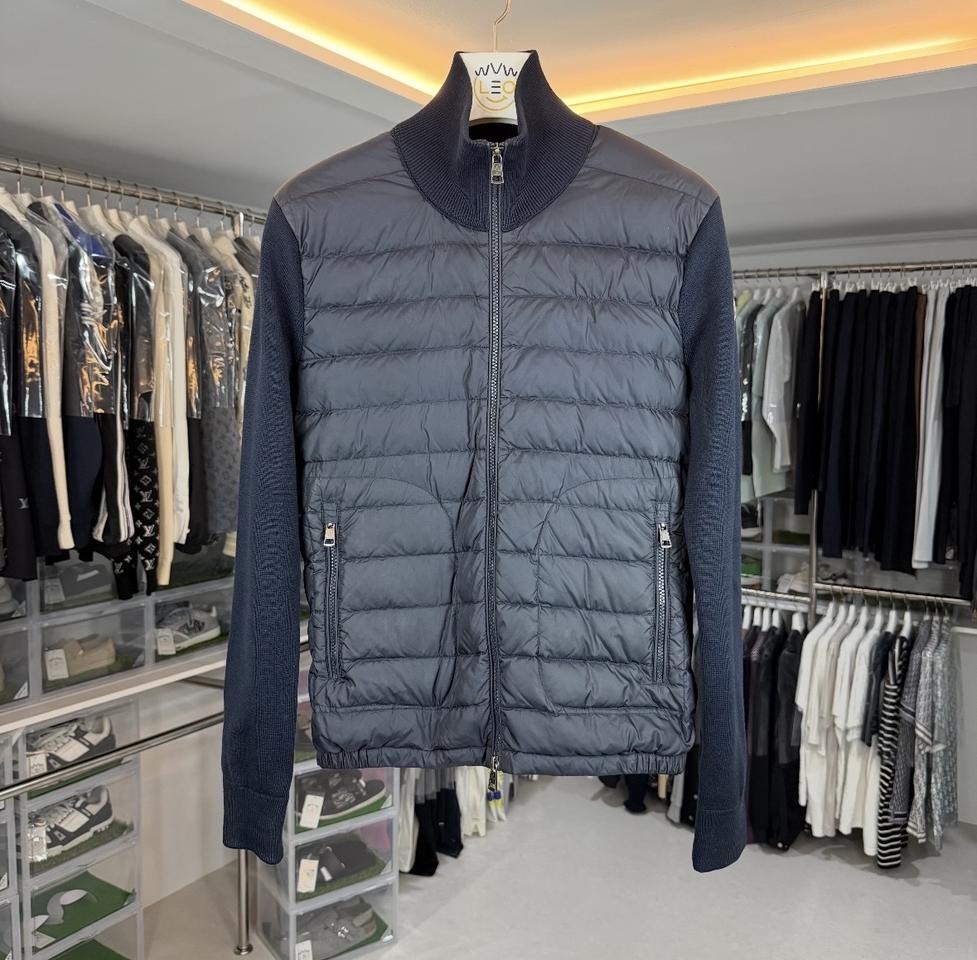 몽클레어 트리콧 울 가디건 니트 패딩 [s]