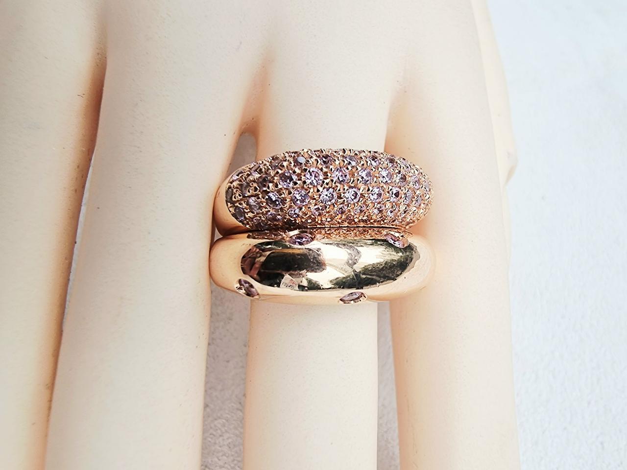 14k 핑크골드  반지