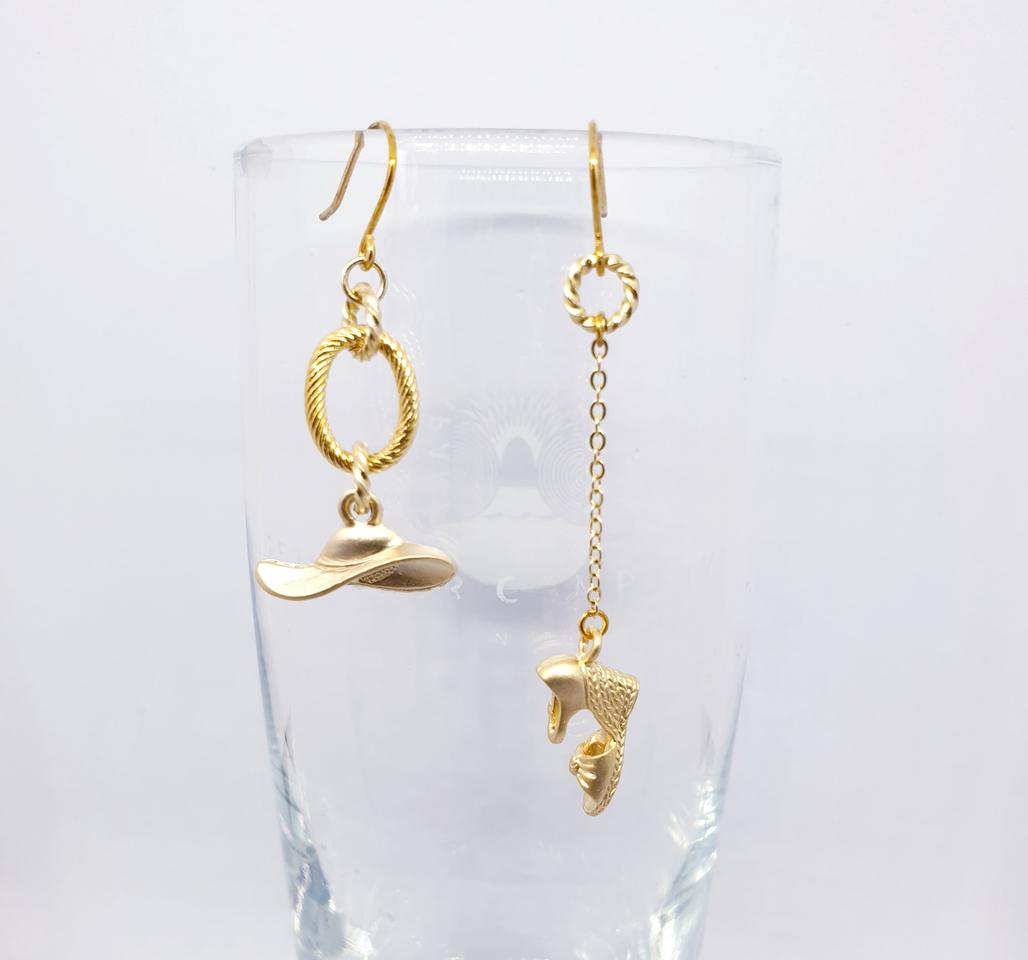 빅챙&웨지힐 언밸런스 귀걸이