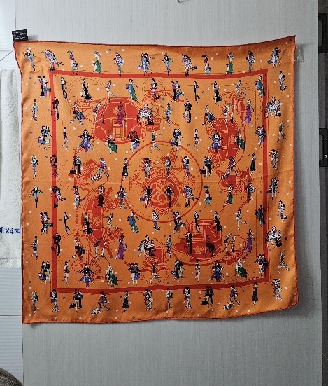 에르메스 스카프 까레 70 오렌지(67cm)