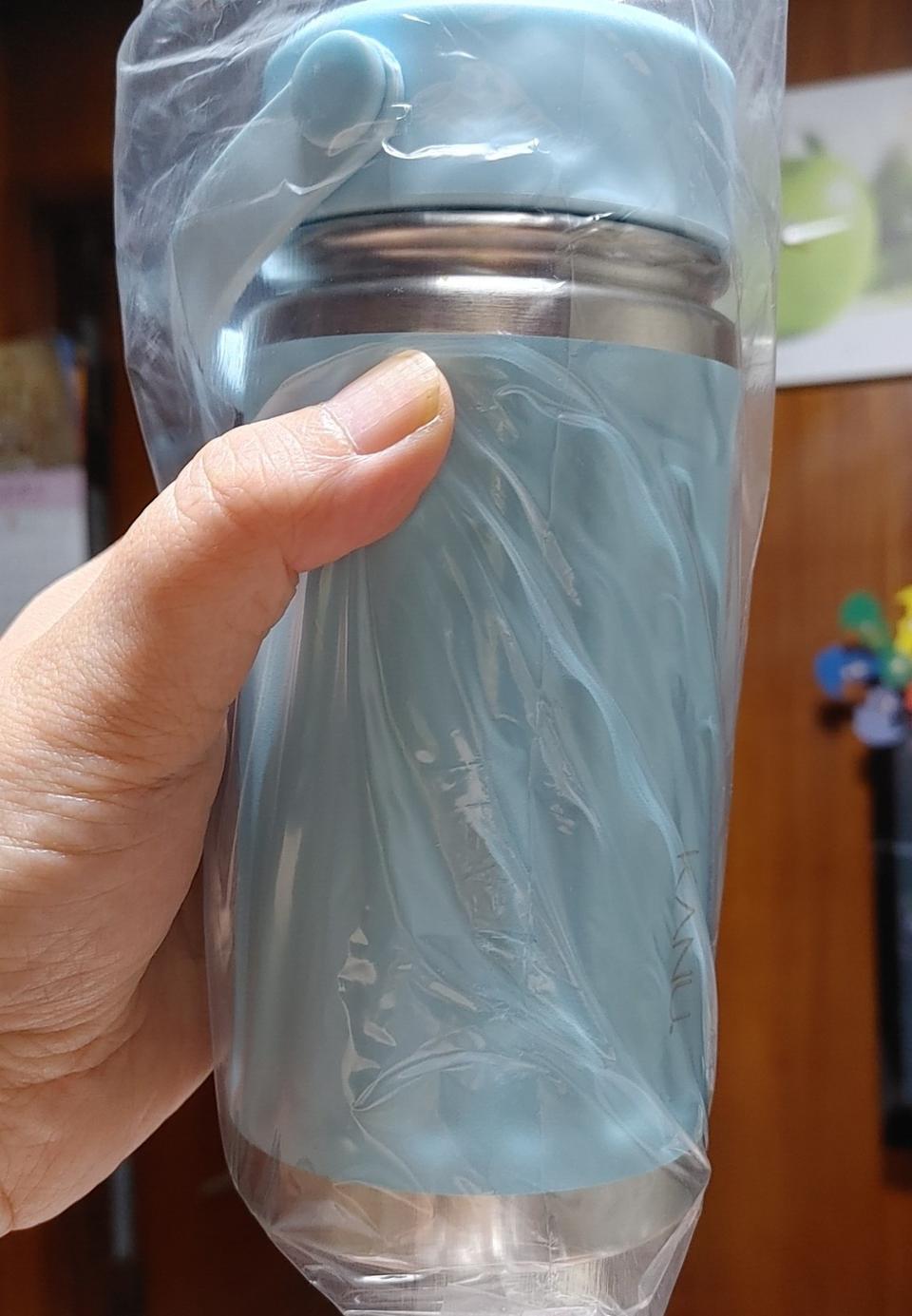 카누 라인 텀블러 하늘색