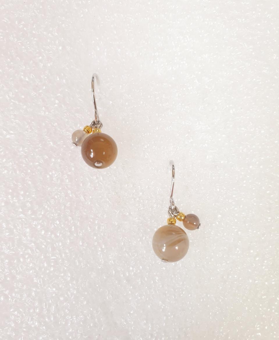 보츠와나 아게이트 귀걸이