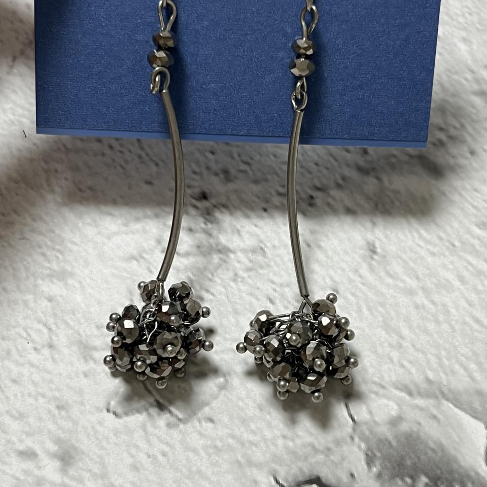 비즈 드롭 귀걸이