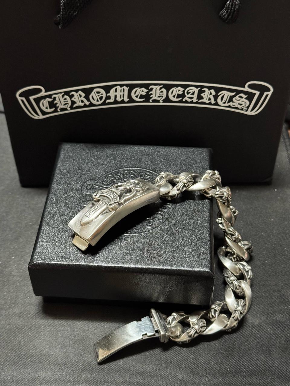 크롬하츠 id대거 팬시 팔찌 20cm